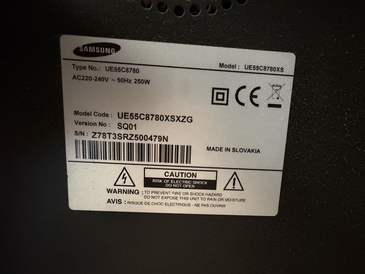 Fernseher: Samsung UE55C8780 – Gebraucht aus Winkel von SchmidD 1