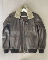 Lederjacke braun