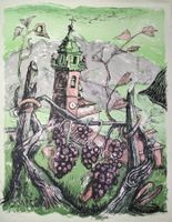 Leo Maillet Lithographie nummeriert und signiert
