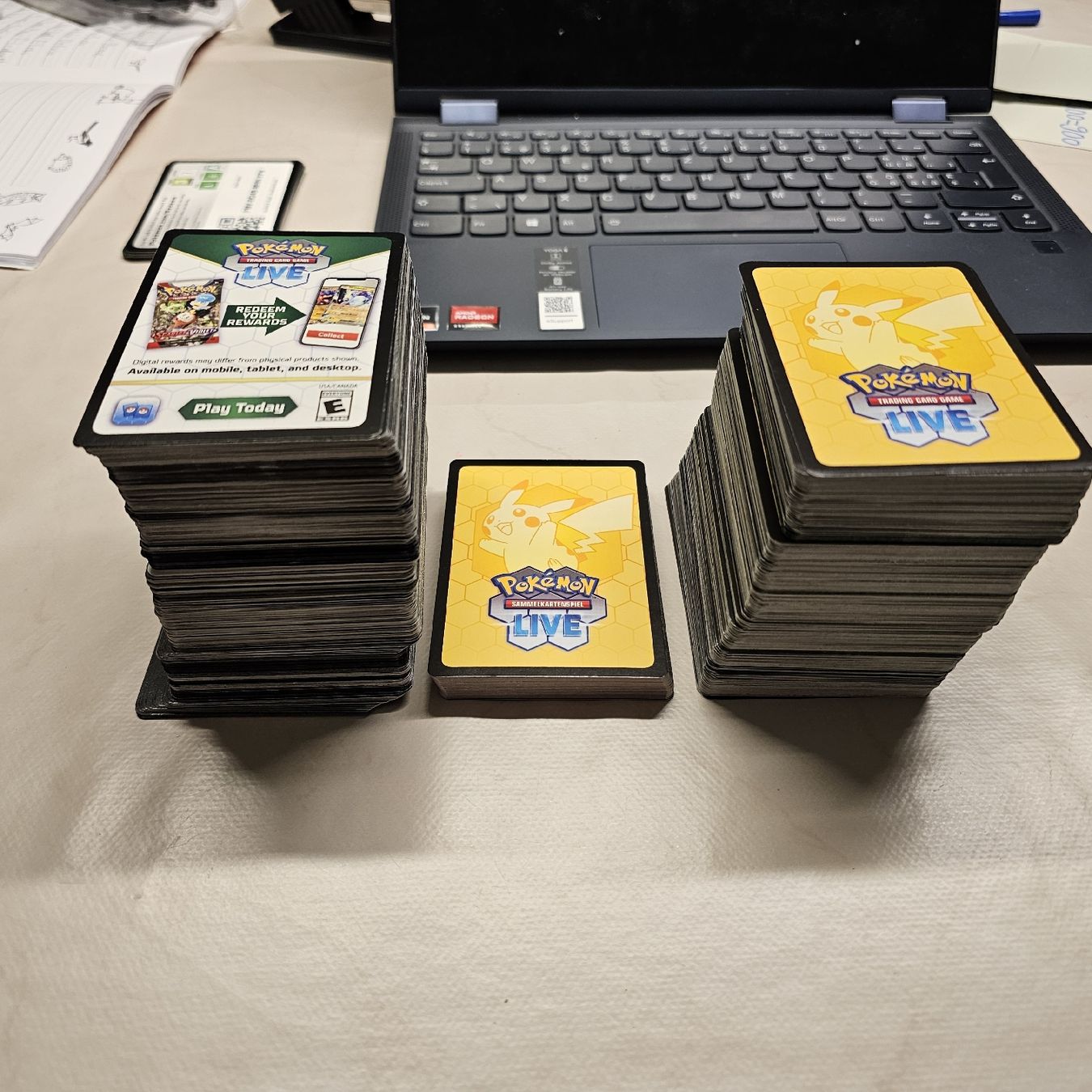 Pokémon Carte collezionabili: Pokemon TCG uneingelöste Code Karten (ca. 640) – Nuovo (secondo la descrizione) da Bettlach venduto da Salini80 1