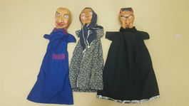 Kasperli Holzfiguren Handpuppen