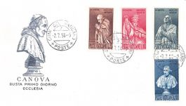 Vatikan 2 x FDC 1958