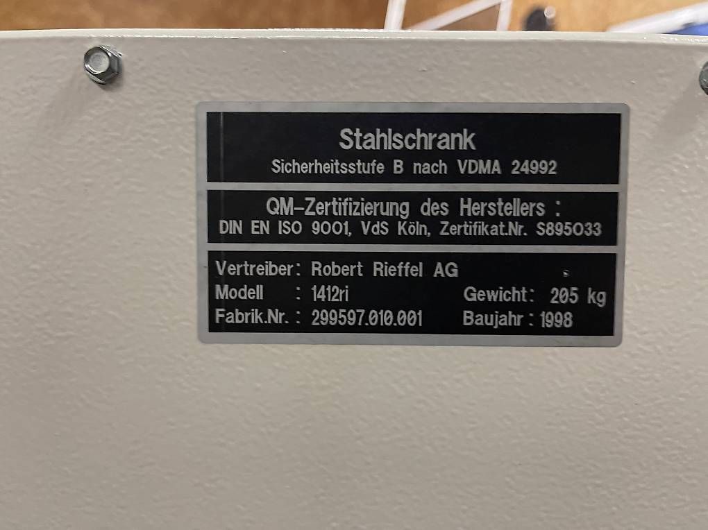 Tresor: Tresor KyStore Stufe B Stahlschrank – Gebraucht aus Kappelen von Gere28 3