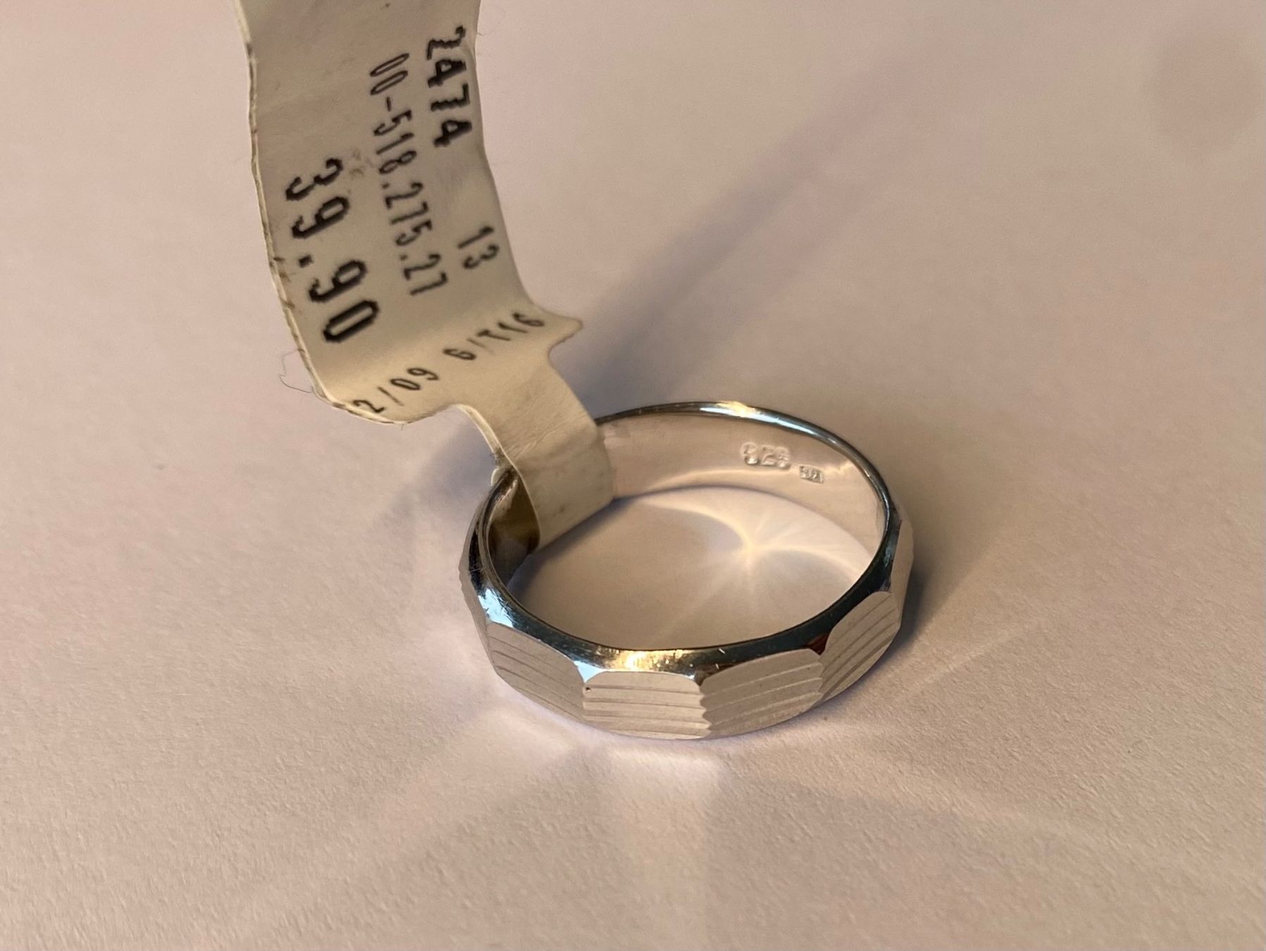 Anelli: Silberring 925  Gr.55 Neu! Fr.39.90 – Nuovo e nell'imballaggio originale da Kerzers venduto da oiram56 1