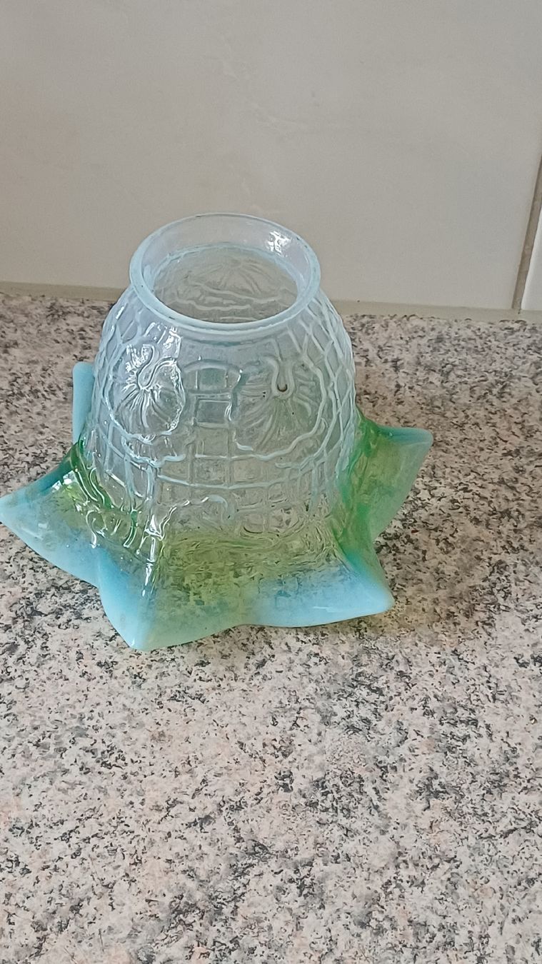 Lampen: Schöner Jugendstil Lampenschirm Opalinglas  – Gebraucht aus Flawil von Naphtali 8