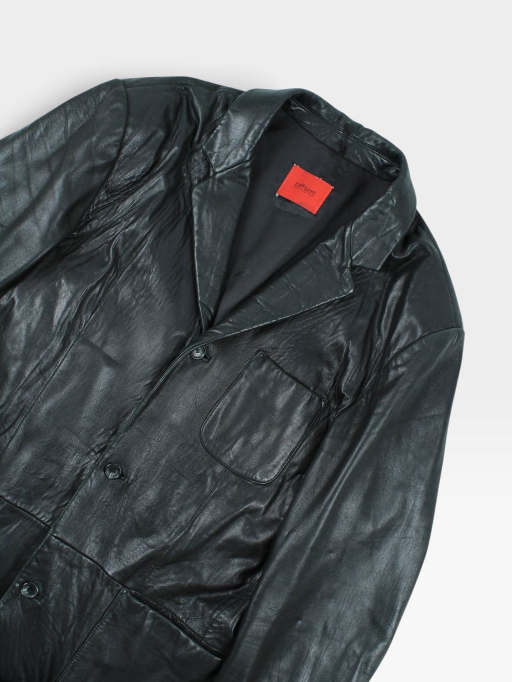Vera Pelle Jacken: Offset Leather Blazer – Gebraucht aus St. Gallen von look-twice 2