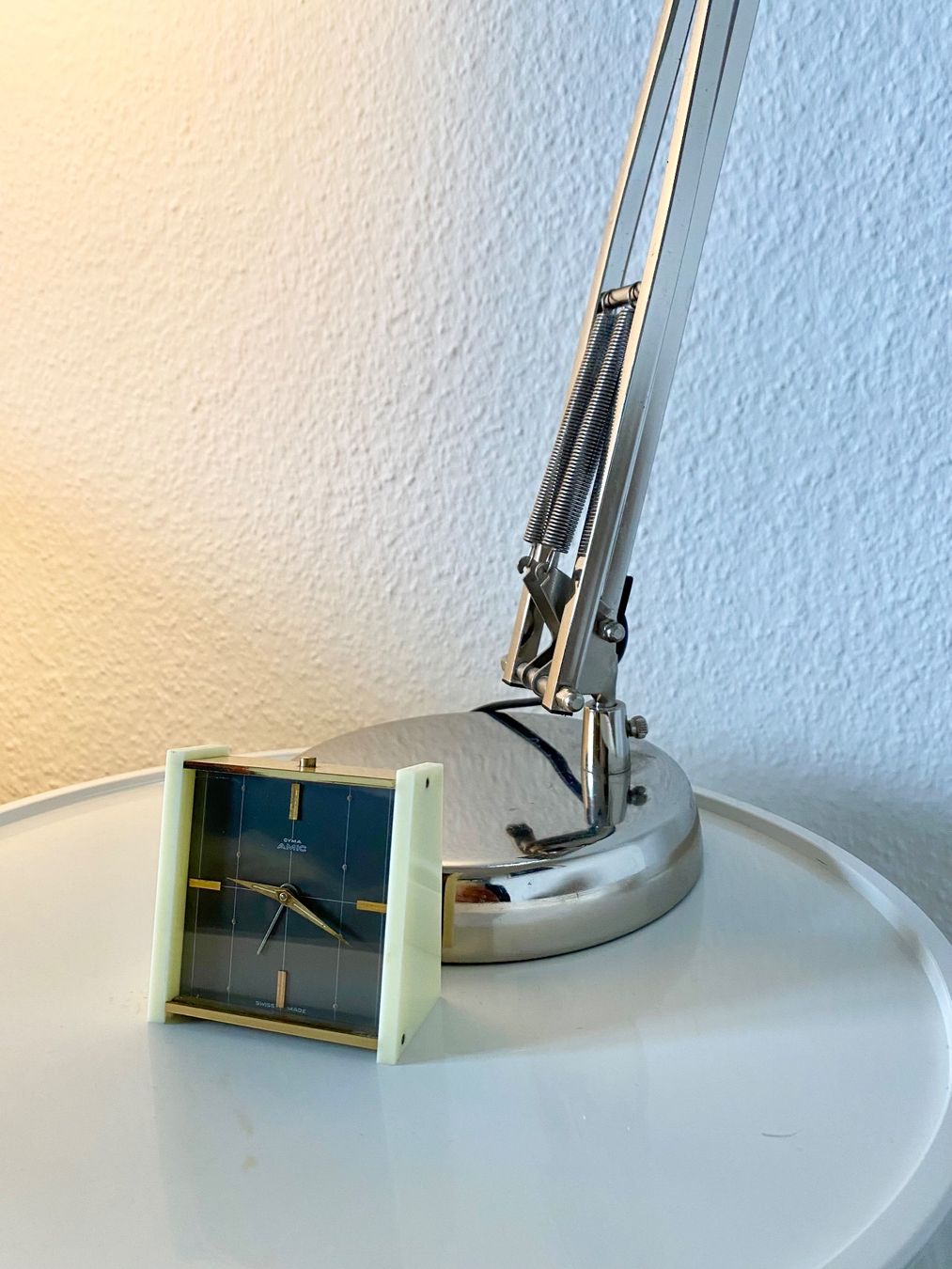 Cyma Sveglie: Cyma Amic Mid-Century Wecker – Usato da Basel venduto da curated_finds 4
