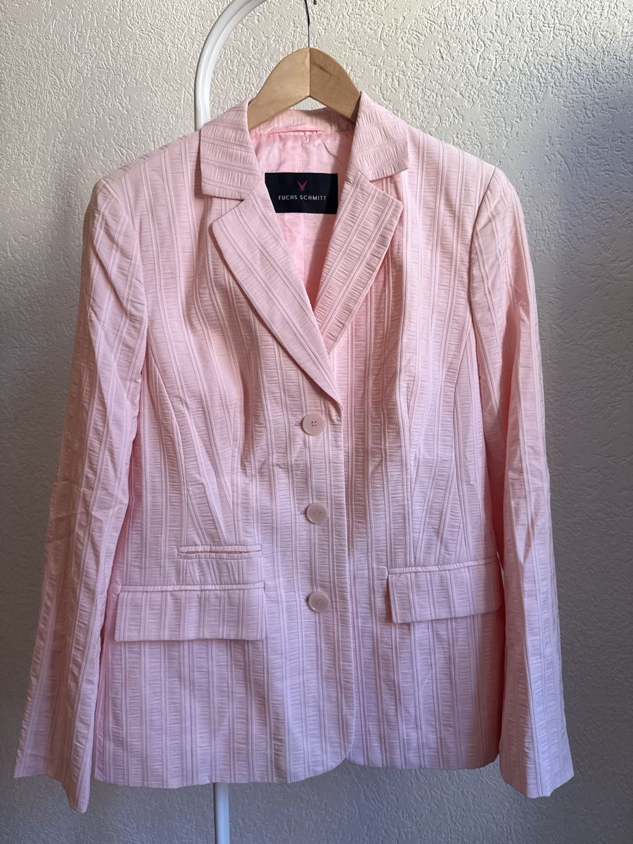 Fuchs Schmitt Giacche: Blazer rose clair Fuchs Schmitt, t.38/M – Usato da Tavannes venduto da Thriftshop