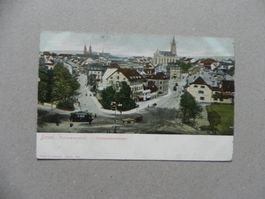 Karte Basel BS Steinenvorstadt Tram 1907