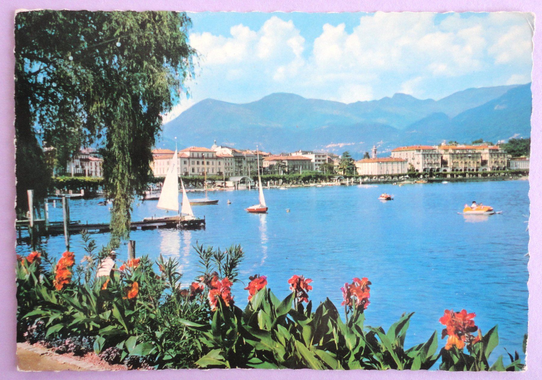 Ansichtskarten: Lugano - Il Lungolago – Gebraucht aus Fétigny von Billy2miny