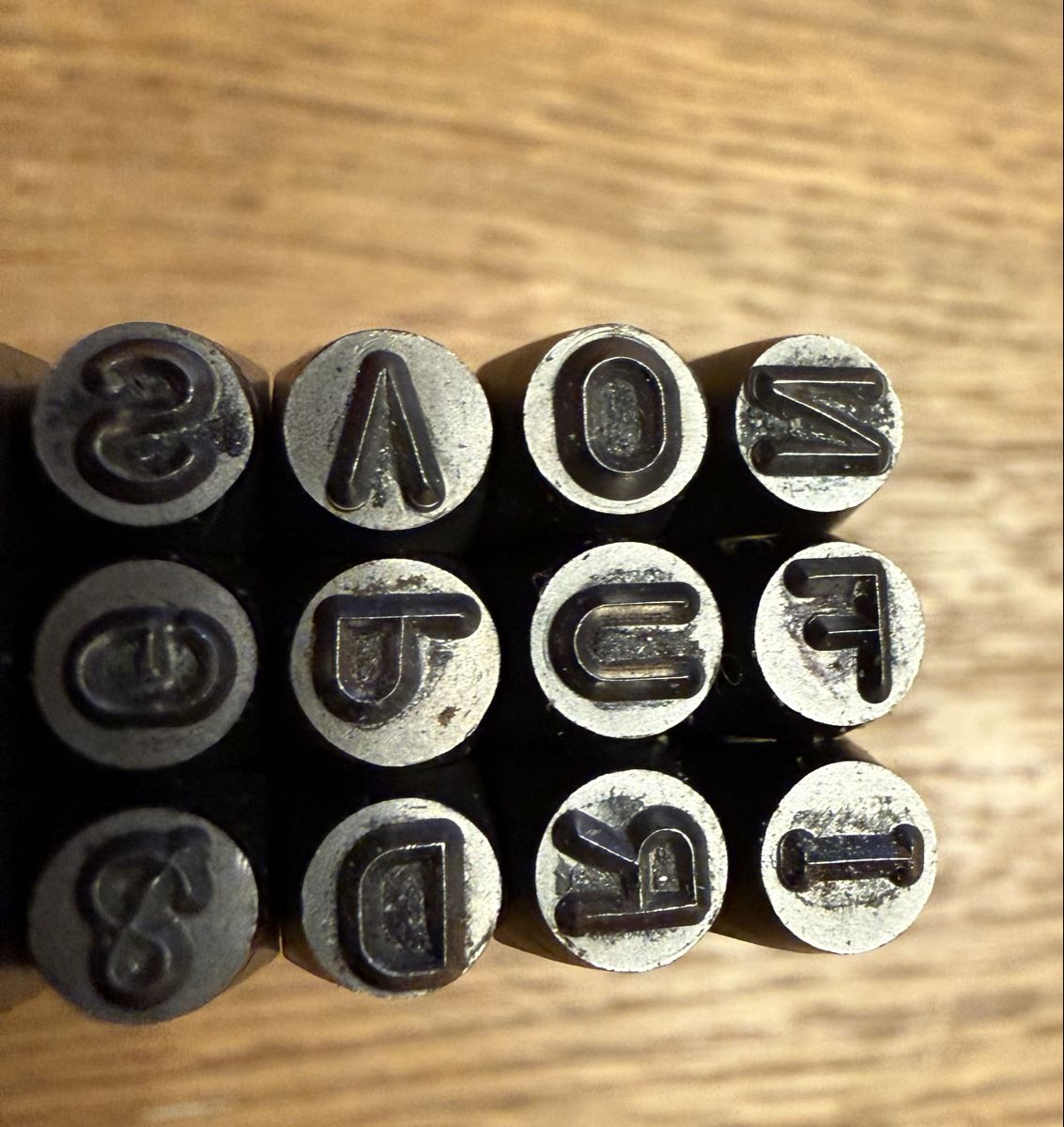 Timbri: Antike Schlagstempel Buchstaben Punze 3 mm – Usato da Goldach venduto da Messerguru 3