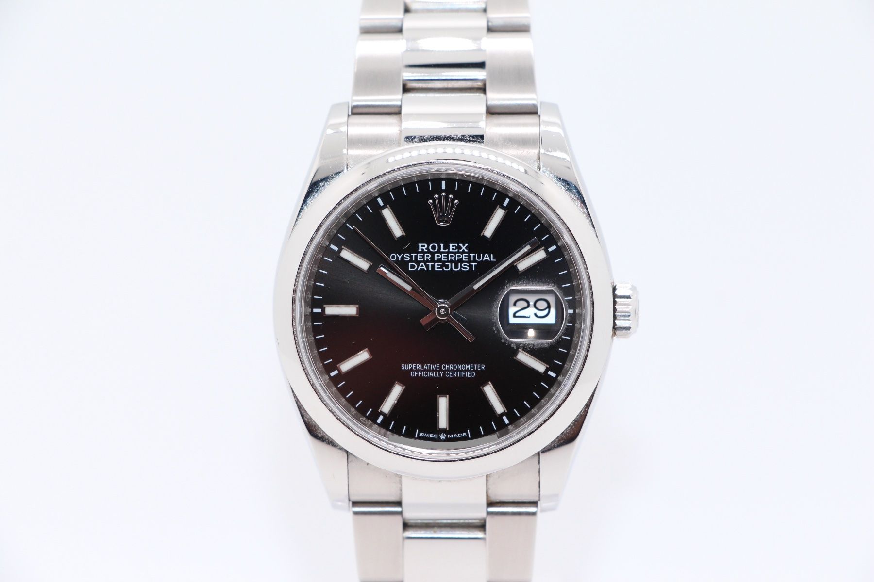 Rolex Orologi: Rolex Datejust 36 Schwarz Ref. 126200, Full-Set – Usato da Zug venduto da eMDi_Collection