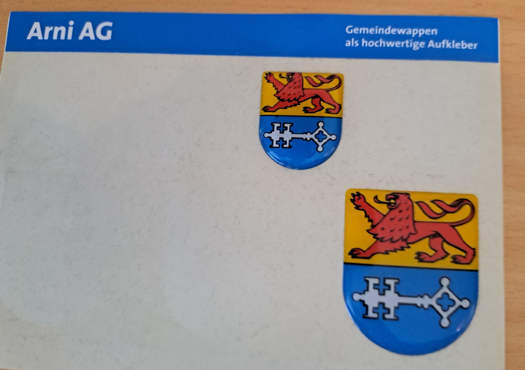 Sticker: 4 Postkarten & 2 Kleber 8905 Arni/AG – Nuovo (secondo la descrizione) da Bellikon venduto da cebas23 1