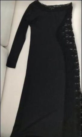 Schwarzes Abendkleid