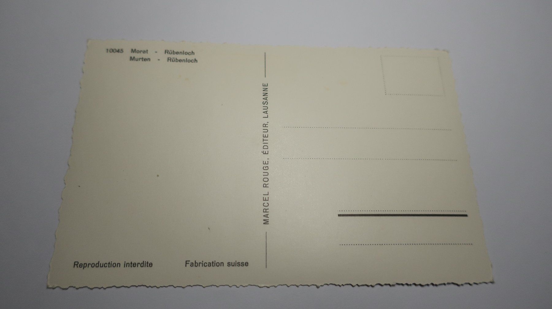Cartoline postali: Morat Rübenloch Murten – Usato da Cormoret venduto da Pascalll2001 4