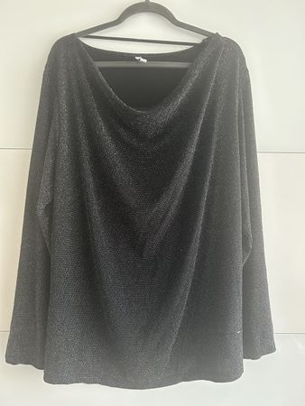 Glitzer Tunika Gr. 48, langarm, top Zustand