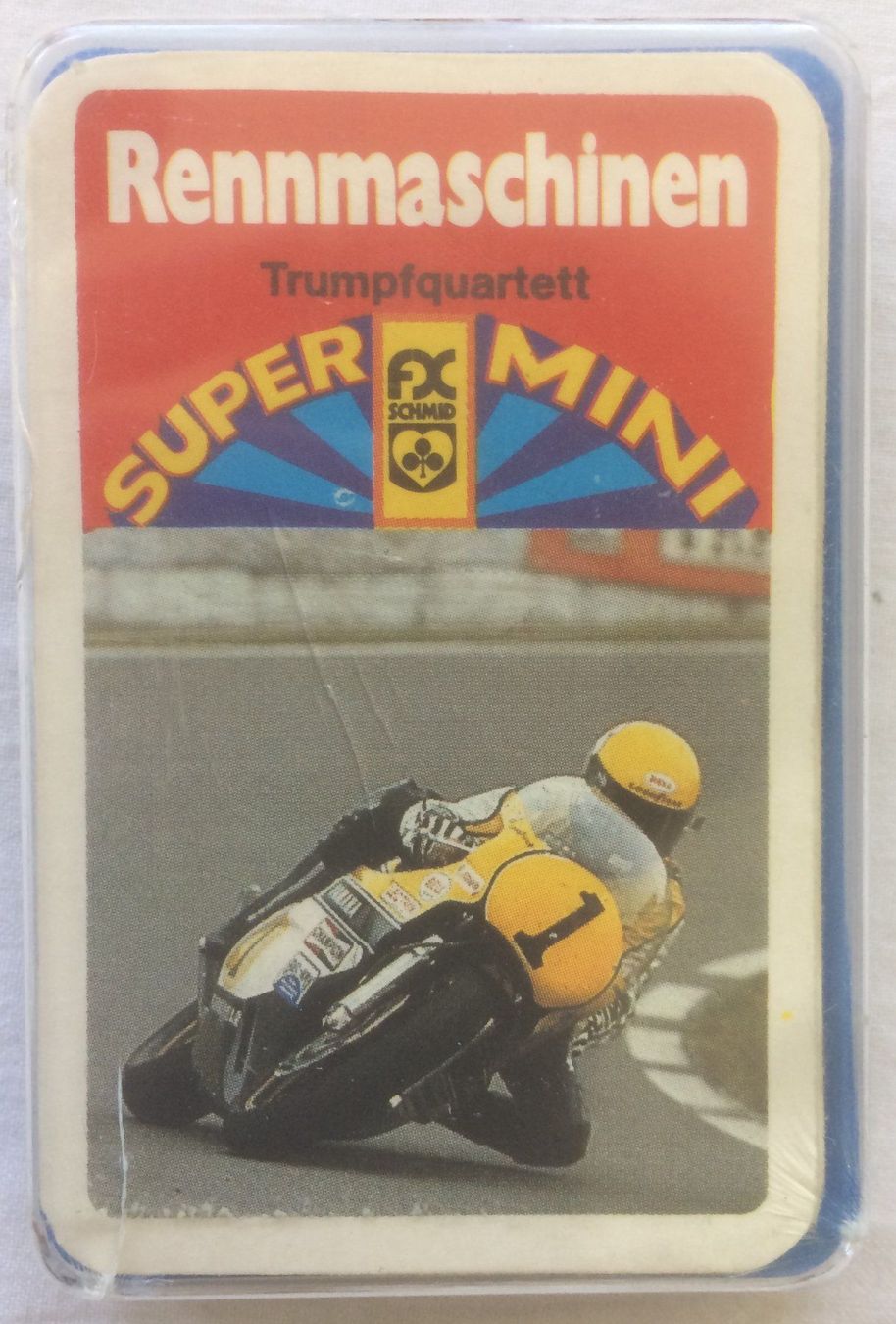 Spiele: SUPER MINI Quartett - Rennmaschinen - FX Schmid – Gebraucht aus Schaffhausen von durruti
