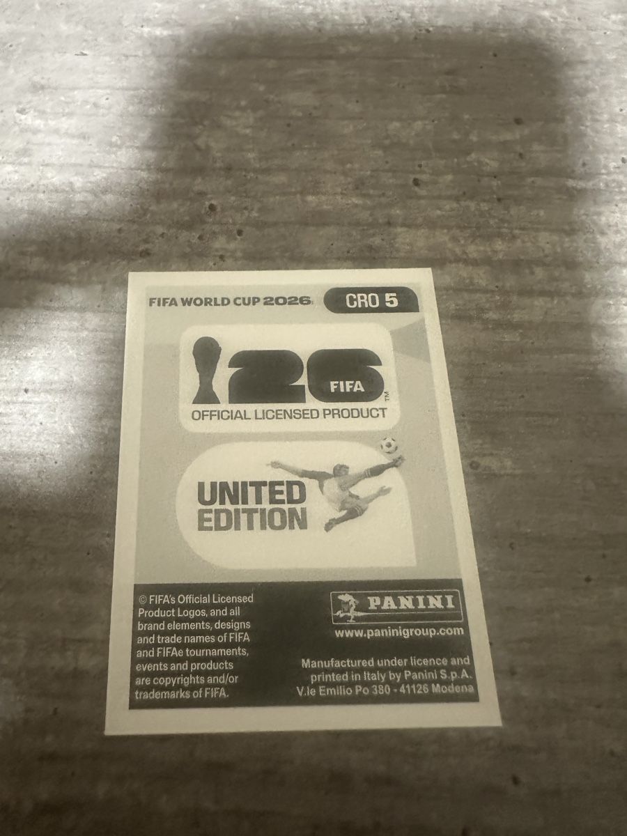Panini Cartes à collectionner: CRO 5 , FIFA WORLD CUP 2026 PANINI  – Neuf (Voir description) à Frauenfeld par 1PegPeg1 1