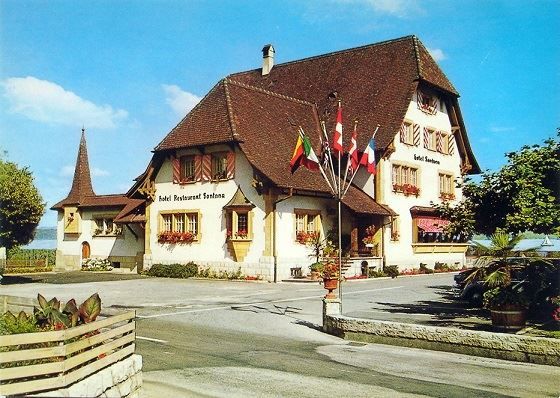 Ansichtskarten: TWANN Hotel-Restaurant Fontana – Neu (gemäss Beschreibung) aus Jona von philajona