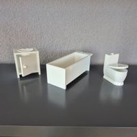 Ikea Huset Mini Deco Möbel Set Bad 3 Teile
