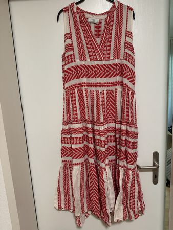 Devotion TWINS Kleid rot-weiss Grösse XS Baumwolle