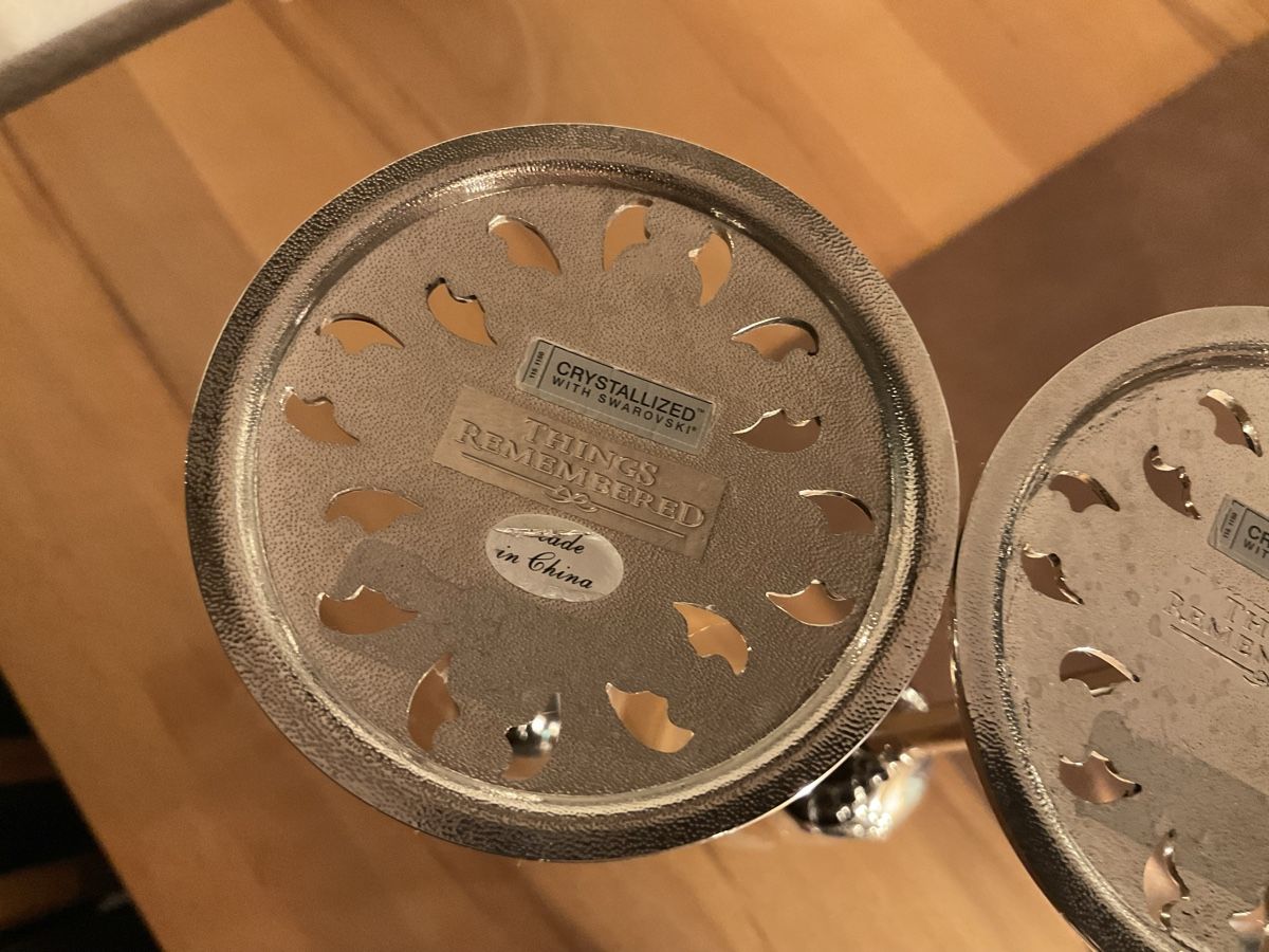 Gläser: 2 flûtes à champagne en cristal THINGS REMEMBERED – Gebraucht aus Bulle von Zaman66 6