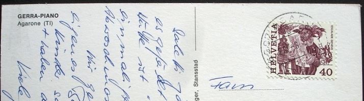 Ansichtskarten: GERRA-PIANO TI – Gebraucht aus Jona von philajona 1
