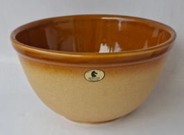 Schöne Schüssel Keramik braun Rössler 24 cm Swiss Made