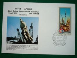 SOJUS - APOLLO, Start Sojus Kosmodrom Baikonur, 15.Juli 1975