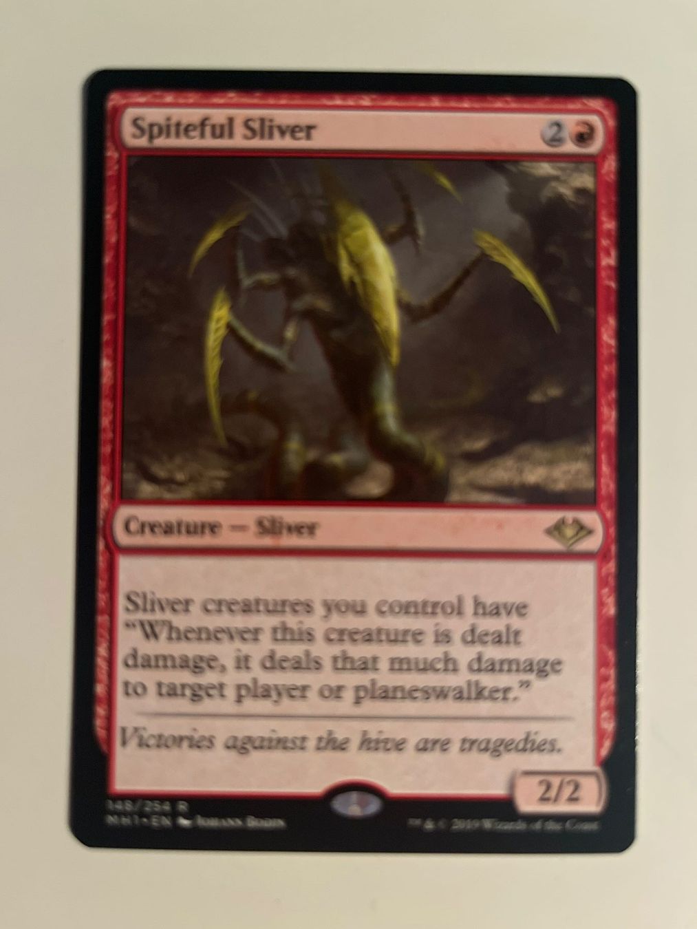 Magic The Gathering Carte collezionabili: 1 x Spiteful Sliver - Magic: The Gathering - MtG – Usato da Kriens venduto da Shadi1980