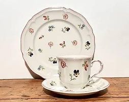 V&B Tasse, Untertasse, Kuchenteller