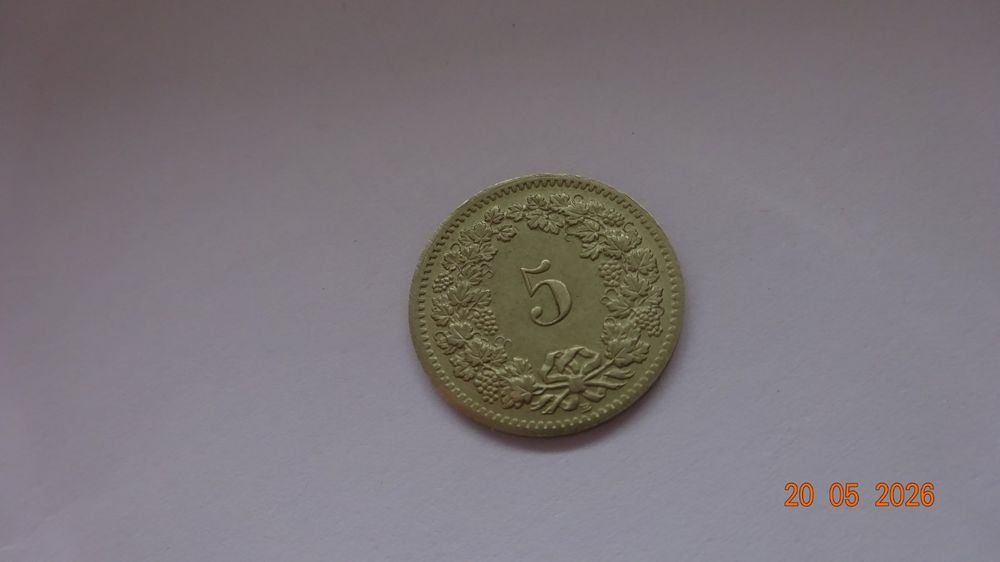 Tutti le monete: 5 Rappen 1851 Billon Unz/Stgl – Usato da bassecourt venduto da Oursvert 3