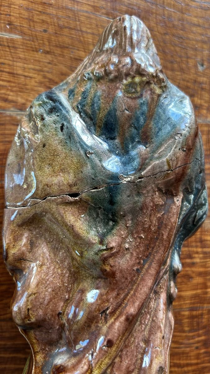 Statuette: Statuette Heilige Anna 18. Jh. Keramik – Usato da Riedholz venduto da Frettchen63 5