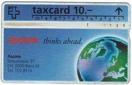 Taxcard 304L_06764 Ascom Englisch 10 Fr gebraucht