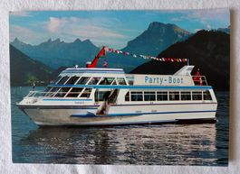 AK Partyboot MS SEEBÄR, Würth-Werft Weggis
