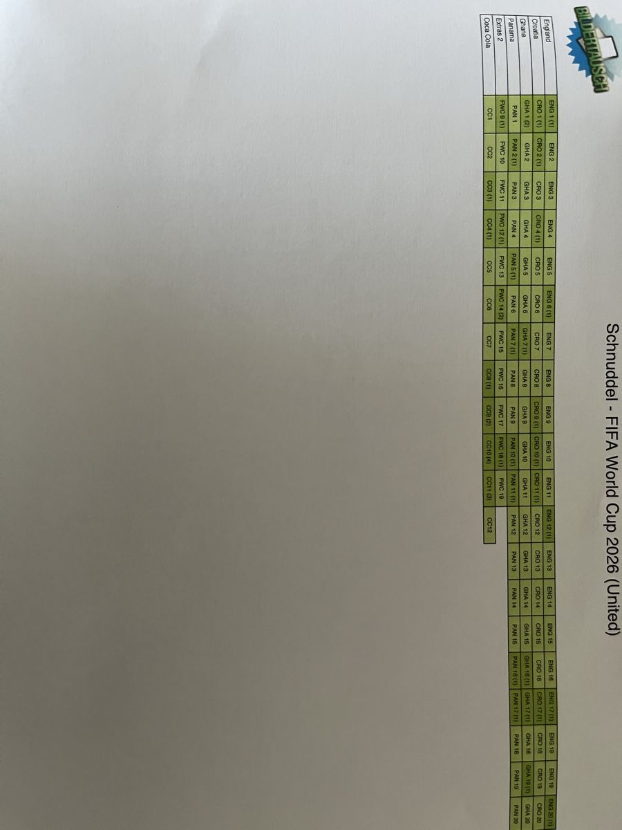 Panini Carte collezionabili: FIFA World Cup 2026 319 Panini Sticker – Nuovo (secondo la descrizione) da Kefikon TG venduto da Schranger7 1