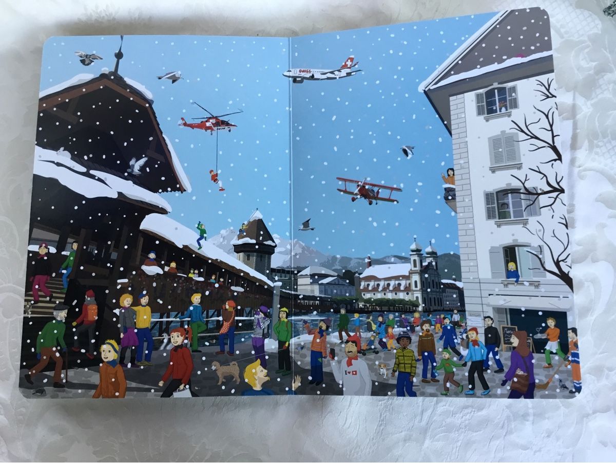Libri: Kinder Wimmelbuch mit 12 doppelseitigen Ansichten von Luzern – Usato da St. Gallen venduto da chamilla 4