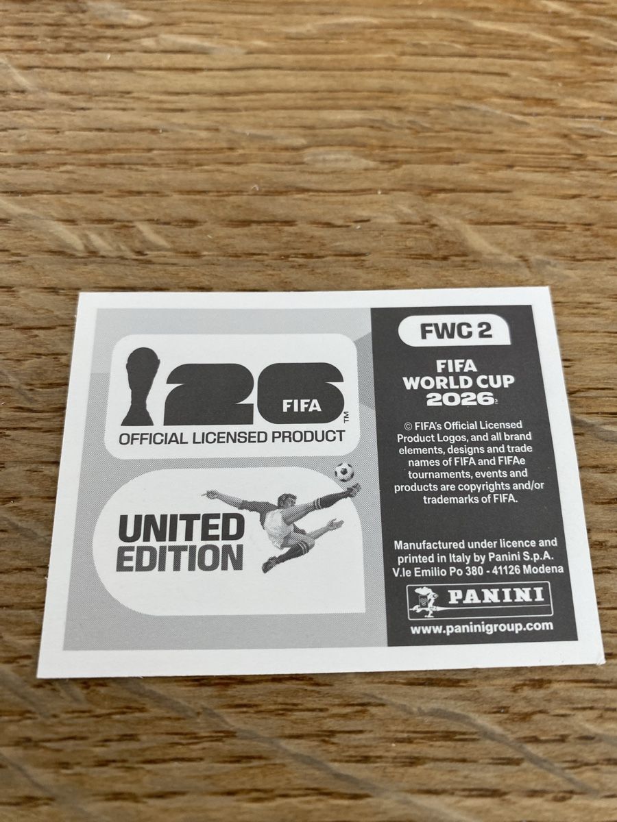 Panini Carte collezionabili: Panini WM 2026 FWC2 – Nuovo (secondo la descrizione) da Trüllikon venduto da immense 1