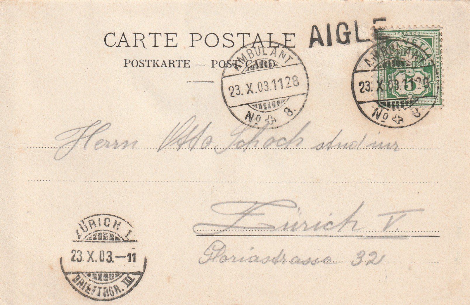 Cartes postales: Aigle – D'occasion à Rorschacherberg par fratovi2 1