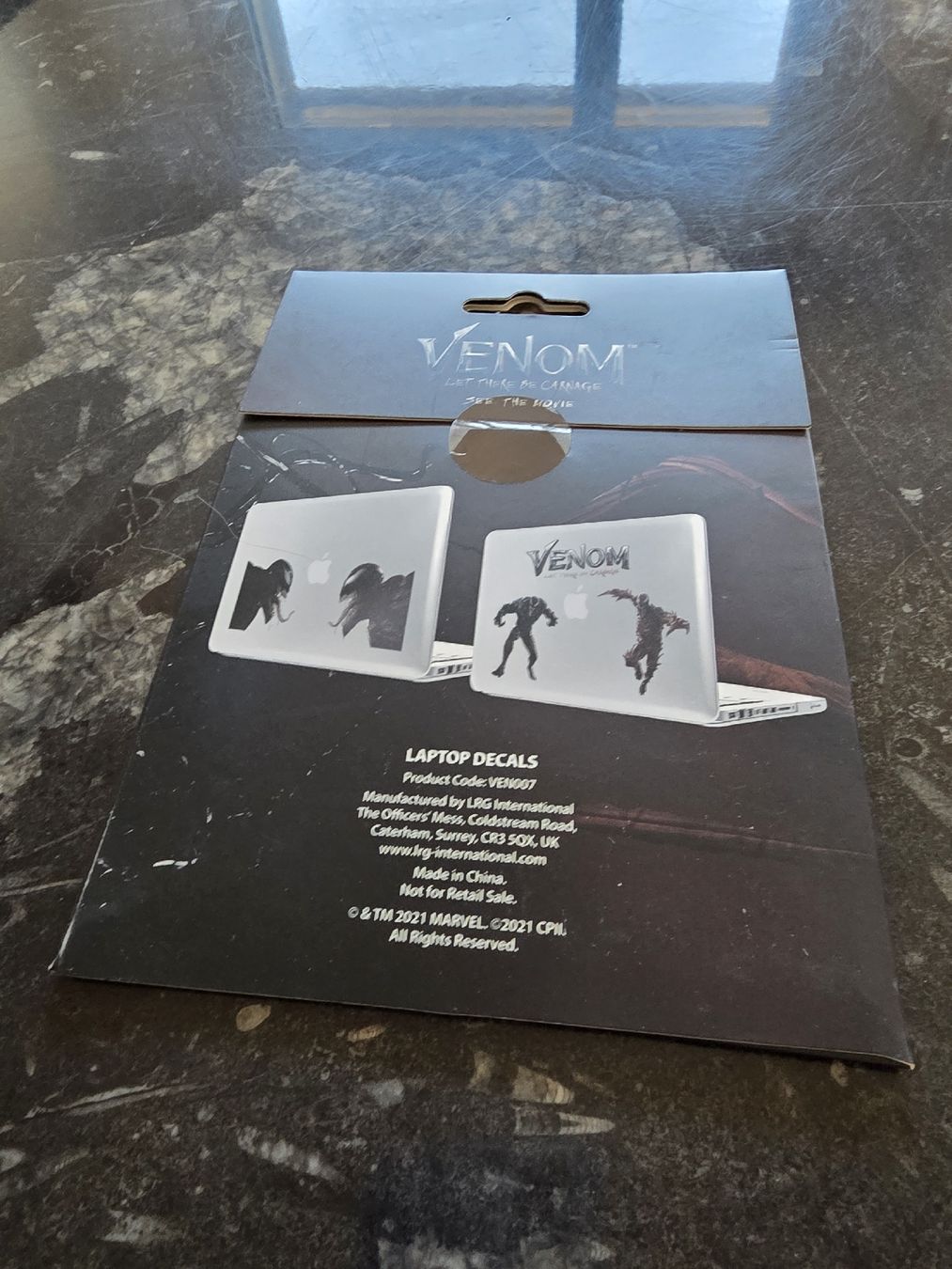 Sticker: Venom Laptop Decals - Neu & Originalverpackt - Marvel! – Nuovo e nell'imballaggio originale da Benglen venduto da Schiggy-TCG 1
