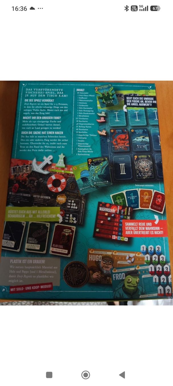 Giochi: Deep Regrets plus Tentakel Debakel Mini-Erweiterung – Usato da AEUGSTERTAL venduto da MarcAltherr 1