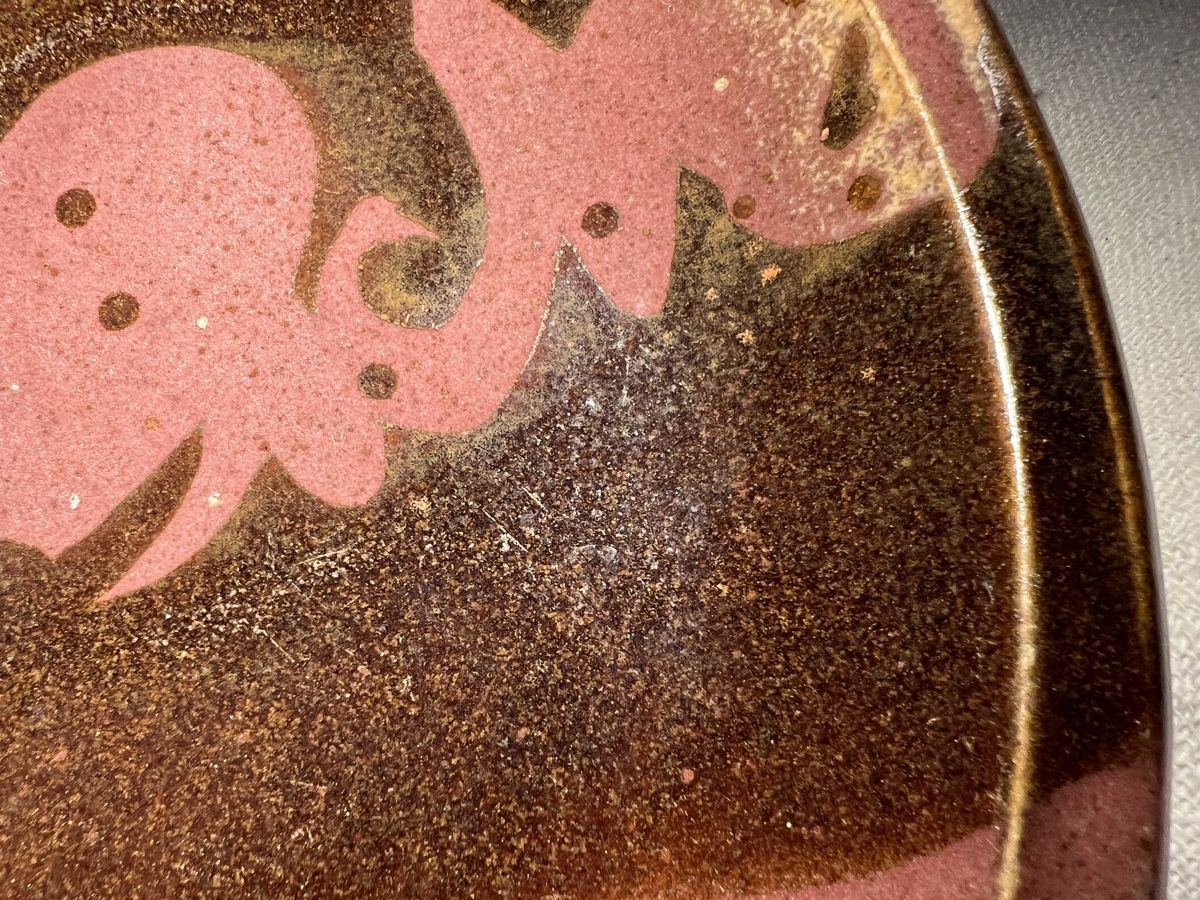 Servierplatten: Plat creux grès artisanal, décor batik, vintage 70s – Neu (gemäss Beschreibung) aus Genève von DELIRBEADS 7