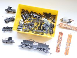 Bemo - Viele Ersatzteile / Lokunterbau / Motoren - H0m