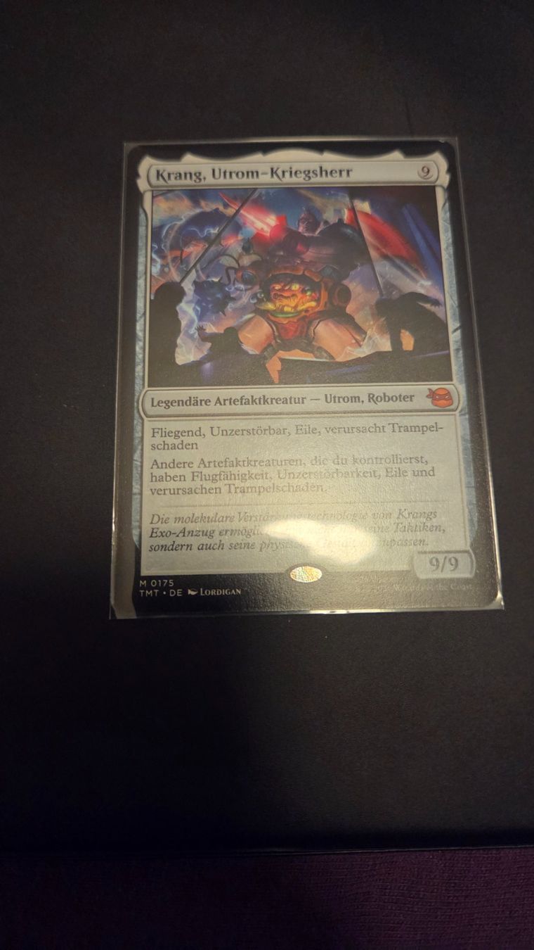 Magic The Gathering Carte collezionabili: Mtg Krang,Utrom-Kriegsherr – Nuovo (secondo la descrizione) da Buchs SG venduto da Remomoses