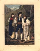 Oberhasli Tracht Kupferstich Reinhard