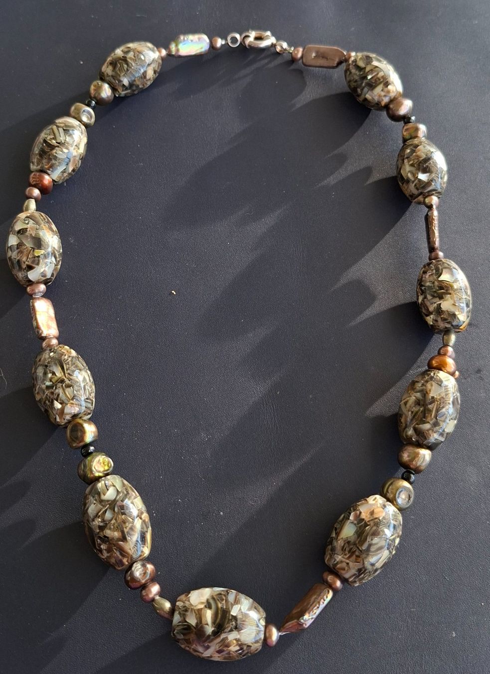 Catenine: Collier 925 et nacre – Usato da Biel/Bienne venduto da raf_2yqq