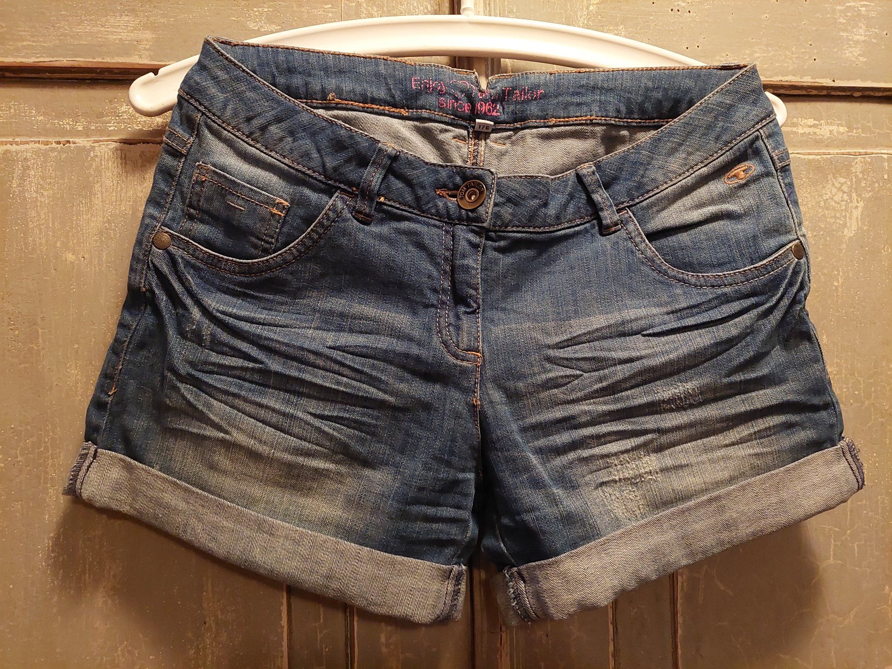 Tom Tailor Pantaloni: Tom Taylor - Stretch Denim Short - 176 – Usato da Besenbüren venduto da piculo