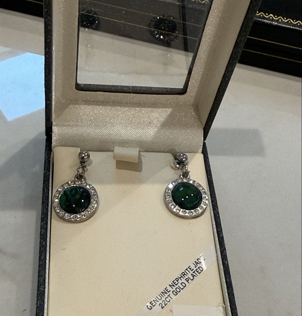 Orecchini pendenti & Orecchini a lobo: Ohrringe Jade NEU – Nuovo (secondo la descrizione) da Ellighausen venduto da privateseller 1
