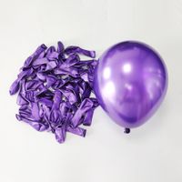 10 Stk. Ballone Ballon metallic violett Party Dekoration