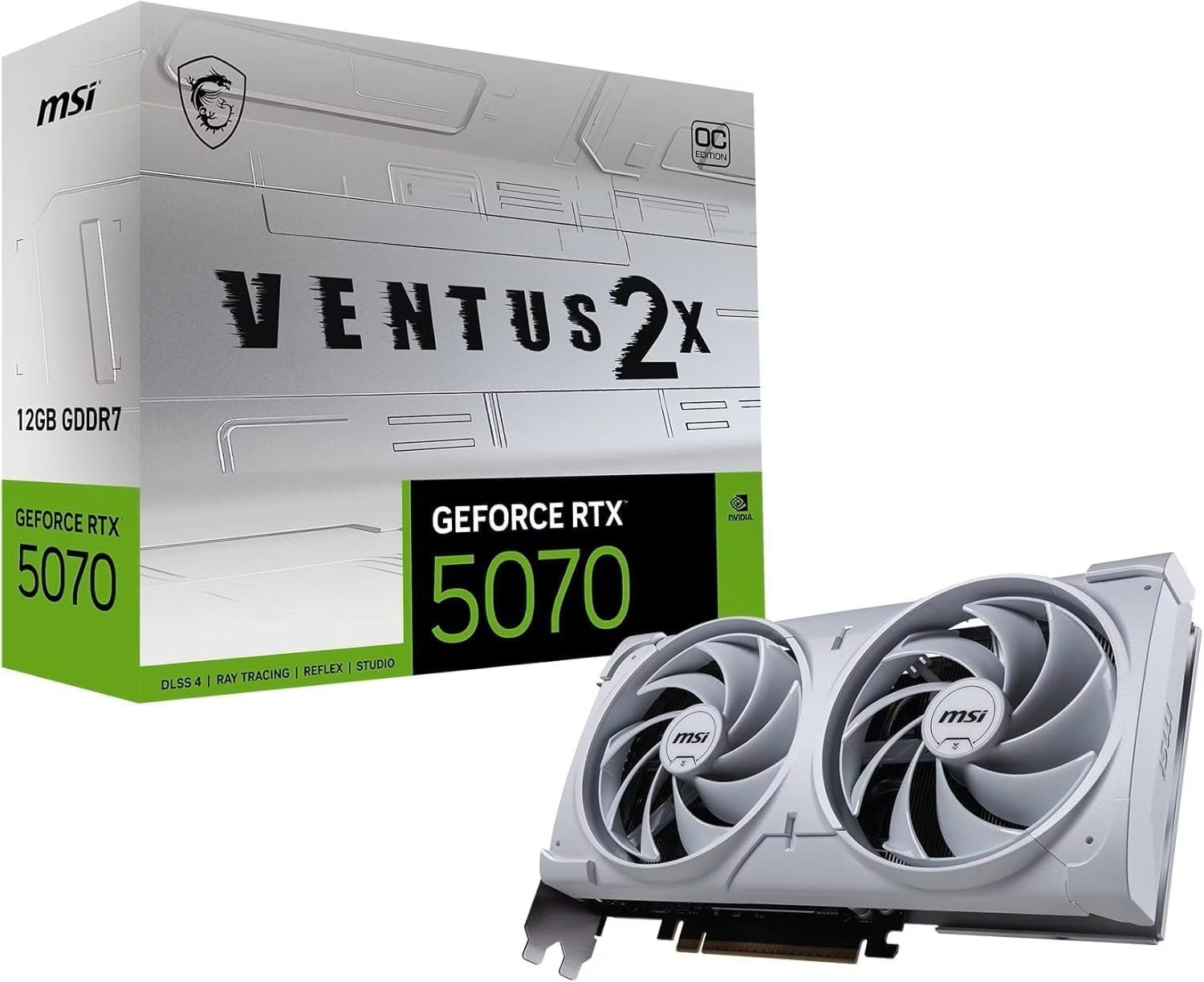 MSI Schede grafiche: MSI GeForce RTX 5070 VENTUS 2X OC WHITE – Usato da Ettingen venduto da bre_7qjr